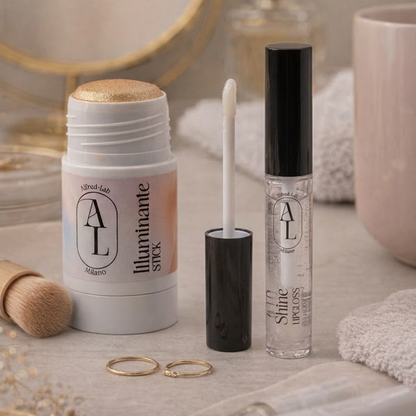 Glow Kit Stick Illuminante + Shine LipGloss
